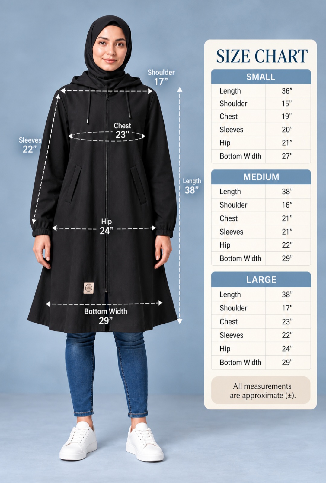 EVERYDAY IYA ESSENTIAL HOODED COAT - Image 2
