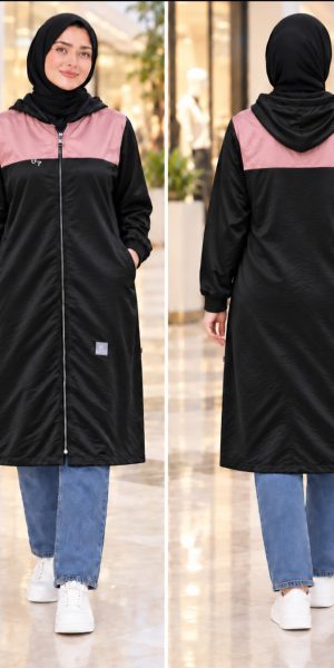 COAT '' 2 TONE SATIN SILK "