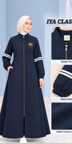 IYA CLASSIC MODEST LONG SPORTS COAT / MANTU